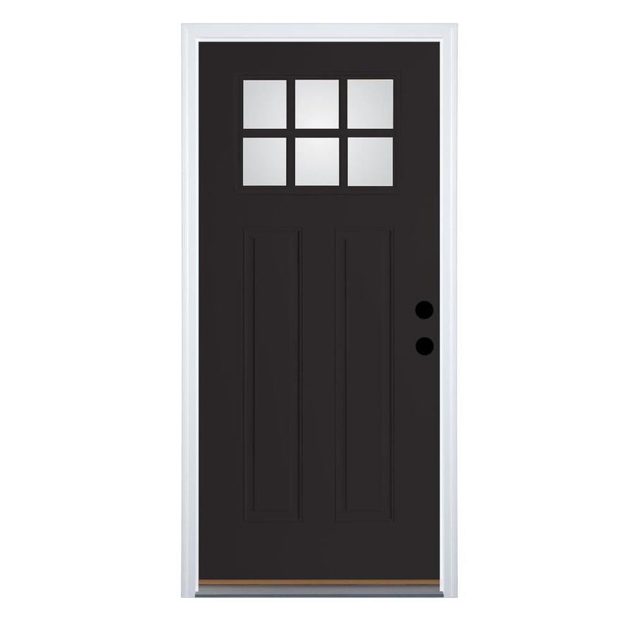 Therma-Tru Benchmark Doors Craftsman Simulated Divided Light Right-Hand ...