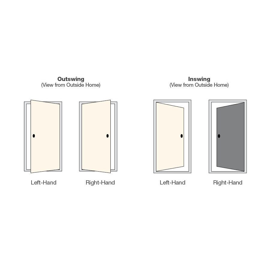 Therma-tru Benchmark Doors Terracourt Center Arch Lite Decorative Glass 