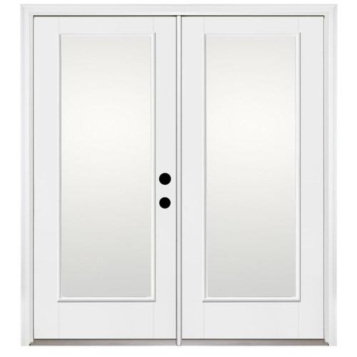 Benchmark by Therma-Tru 72-in x 80-in Clear Glass Ready To Paint ...