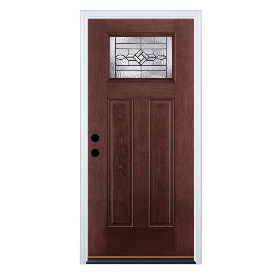 Therma Tru Benchmark Doors Wickerpark Craftsman Decorative Glass