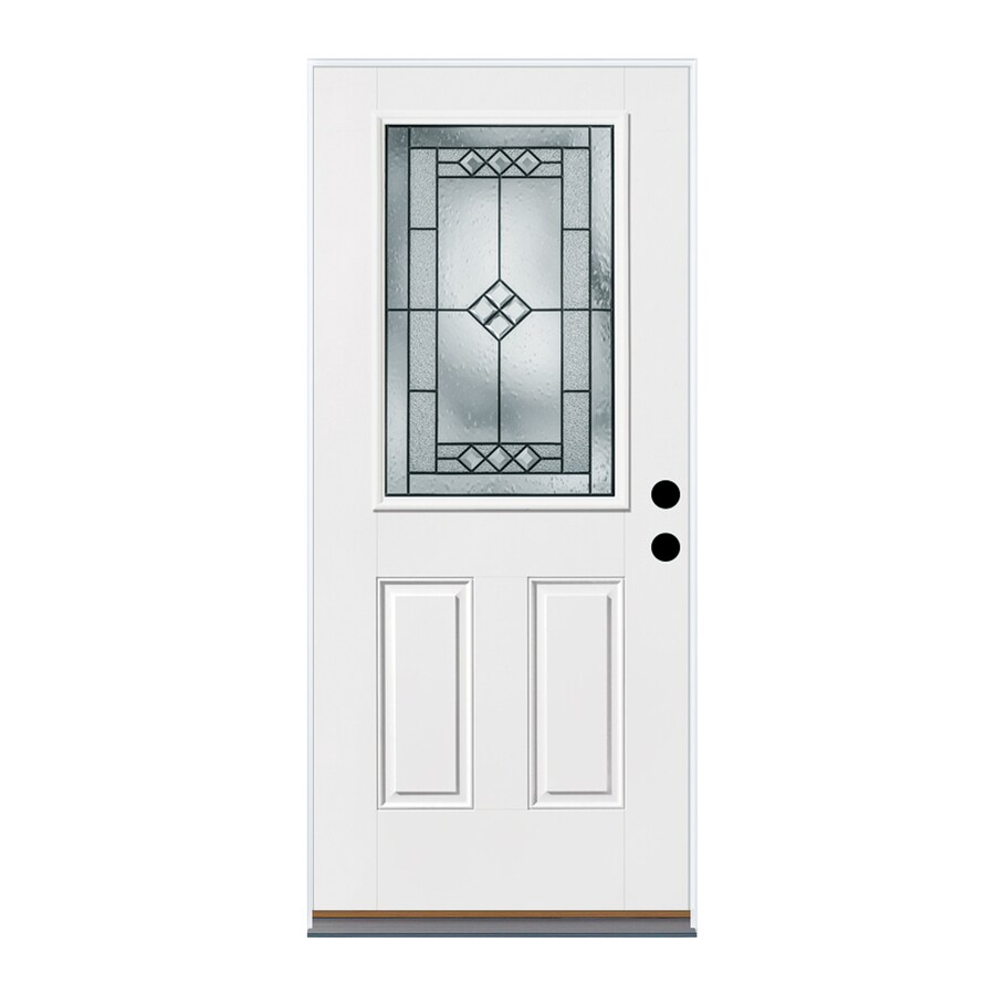 Therma Tru Benchmark Doors Half Lite Fiberglass Entry Door Common