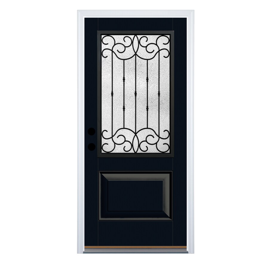 Therma Tru Borrassa 2 3 Lite Decorative Glass Right Hand Inswing