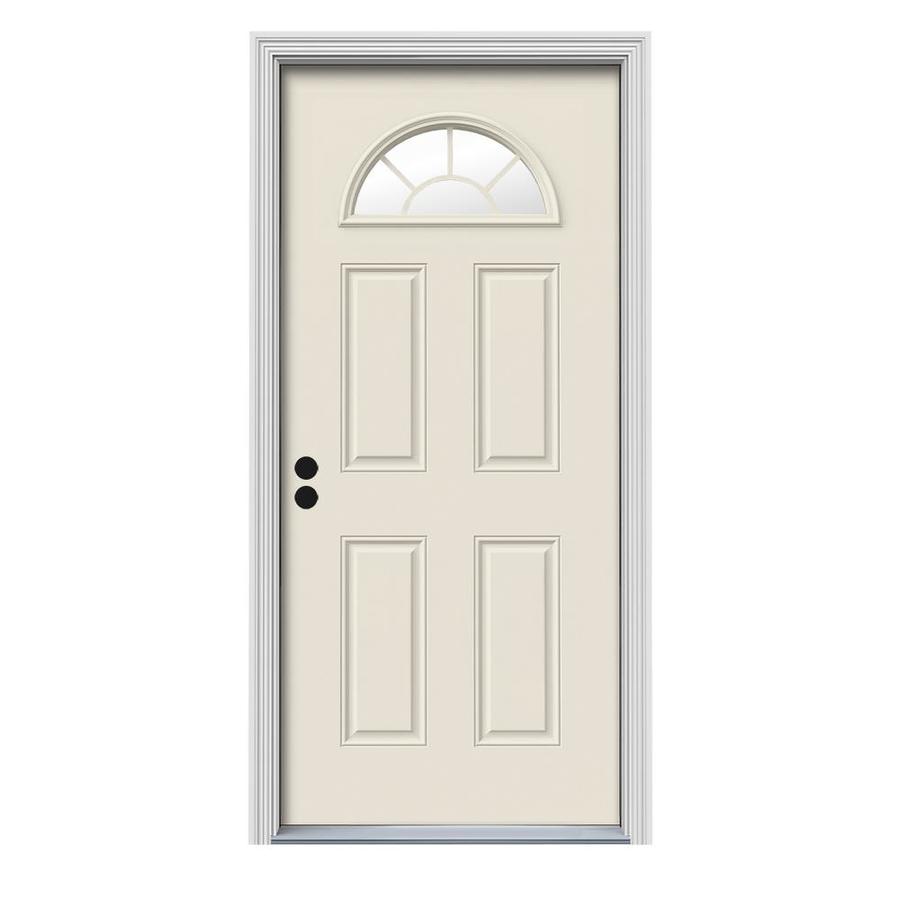 ThermaTru Benchmark Doors Sunburst 32in x 80in Fiberglass 1/4 Lite