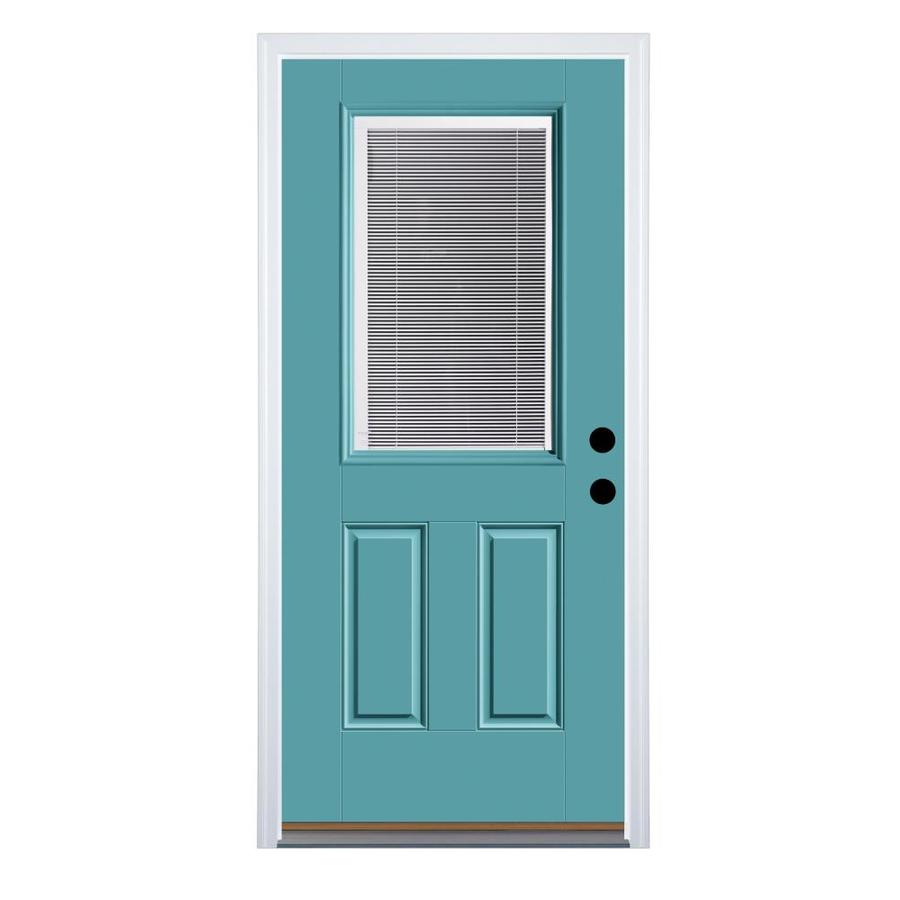 Therma Tru Benchmark Doors Half Lite Blinds Between The
