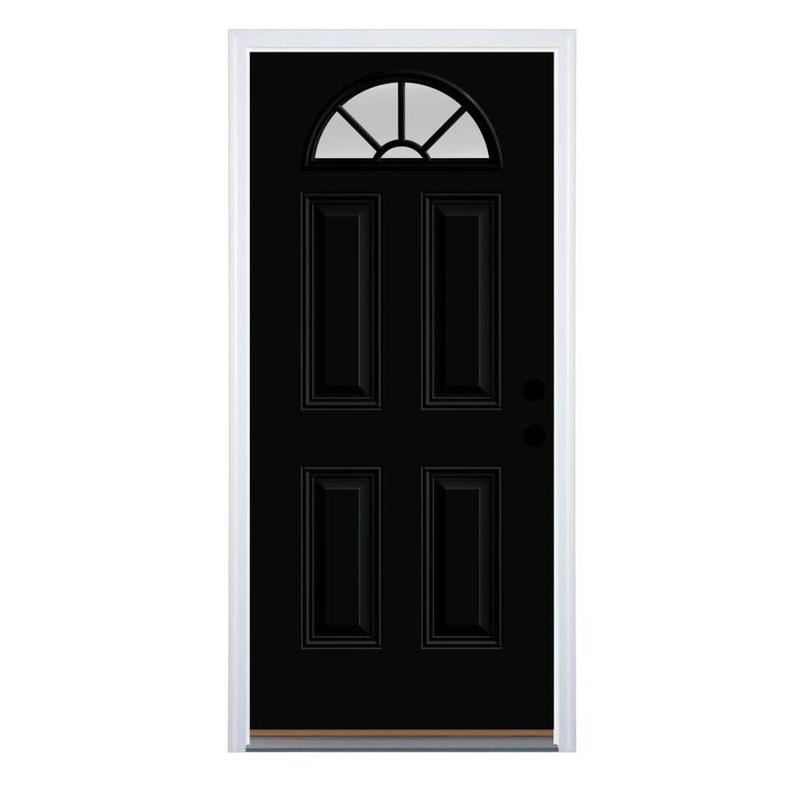 ThermaTru Benchmark Doors Sunburst 36in x 80in Steel 1/4 Lite Left
