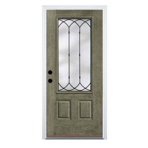 Therma Tru Benchmark Doors 3 4 Lite Decorative Glass Right