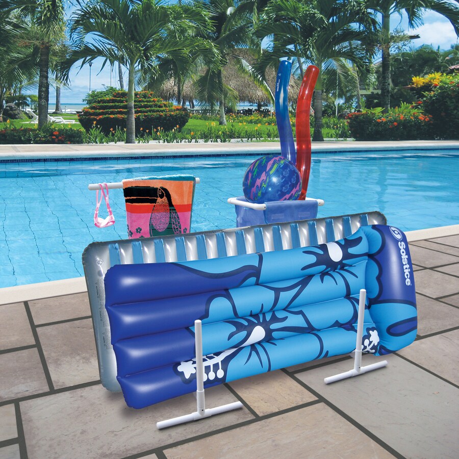 Swimline White PVC Pool Toy Storage in the Pool Organization & Storage ...