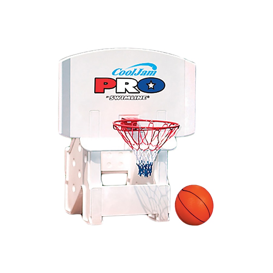 swimline 90285 basketball hoop giant shootball inflatable fun swimming pool toy