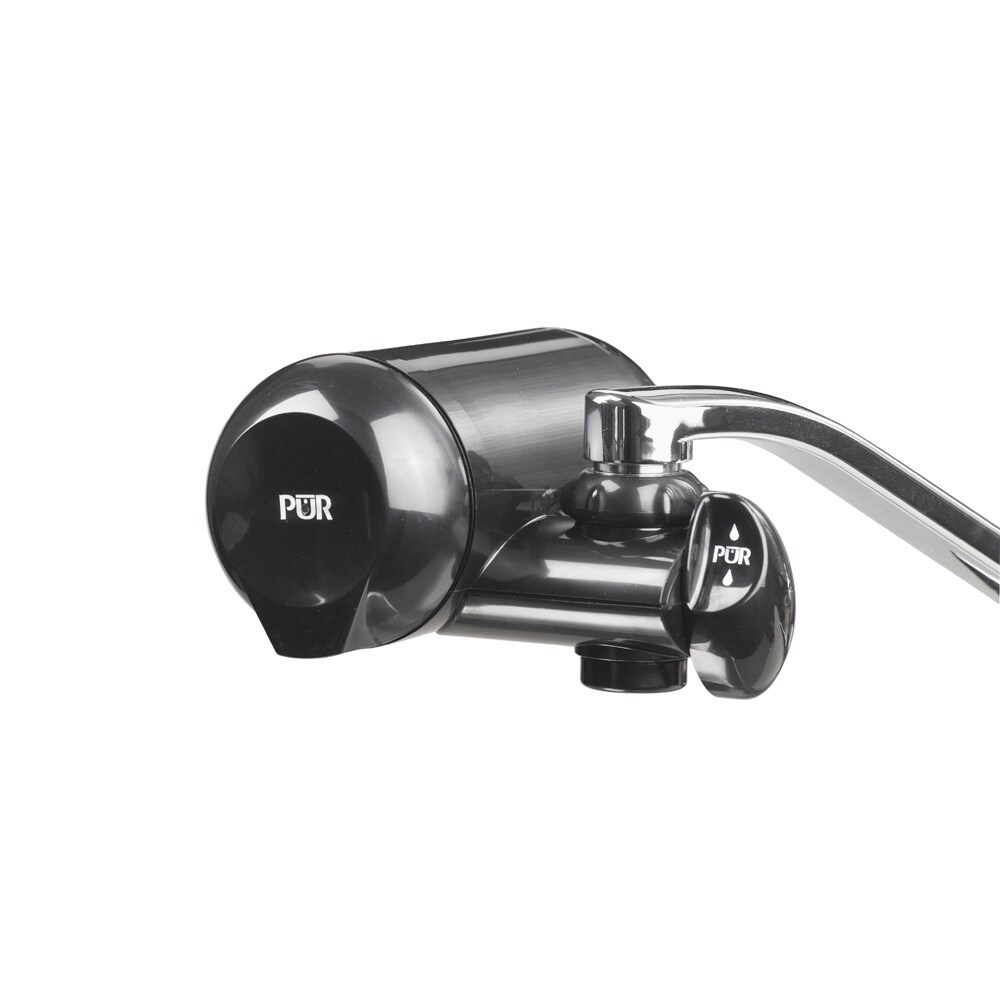 Pur Ultimate Black Horizontal Faucet Mount Water Filter At Lowes Com