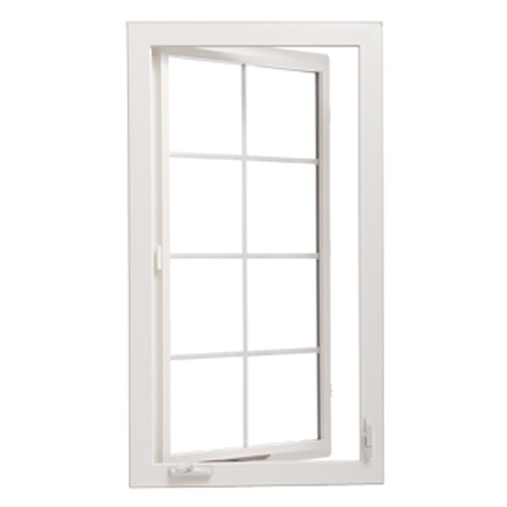 Pella 222661 36X42 ThermaStar by Casement Left Hinged Vinyl 25 Series Grid Low E Argon White with Screen
