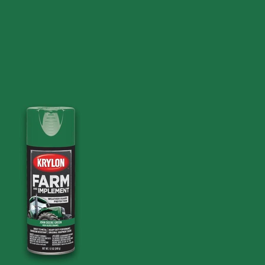 Krylon 12 Oz Kry John Deere Green In The Spray Paint Department At