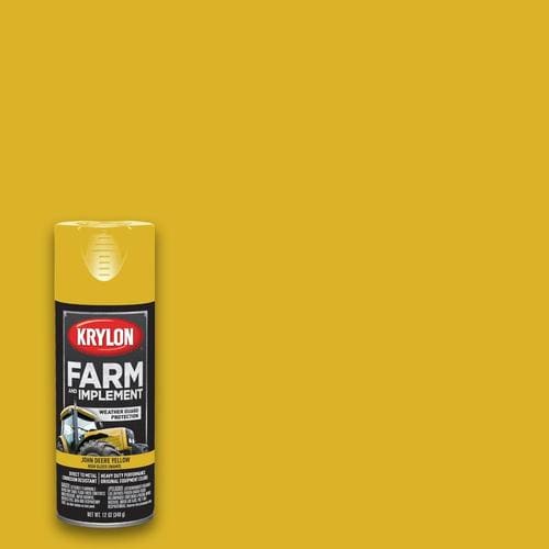 Krylon Farm And Implement High Gloss John Deere Yellow Spray Paint Net Wt 12 Oz In The Spray Paint Department At Lowes Com