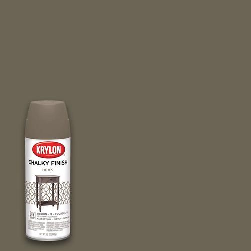 Krylon Chalky Finish Matte Mink Spray Paint Actual Net Contents