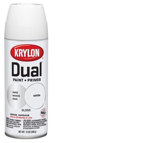 Krylon 12 Oz. White Gloss Spray Paint in the Spray Paint department at