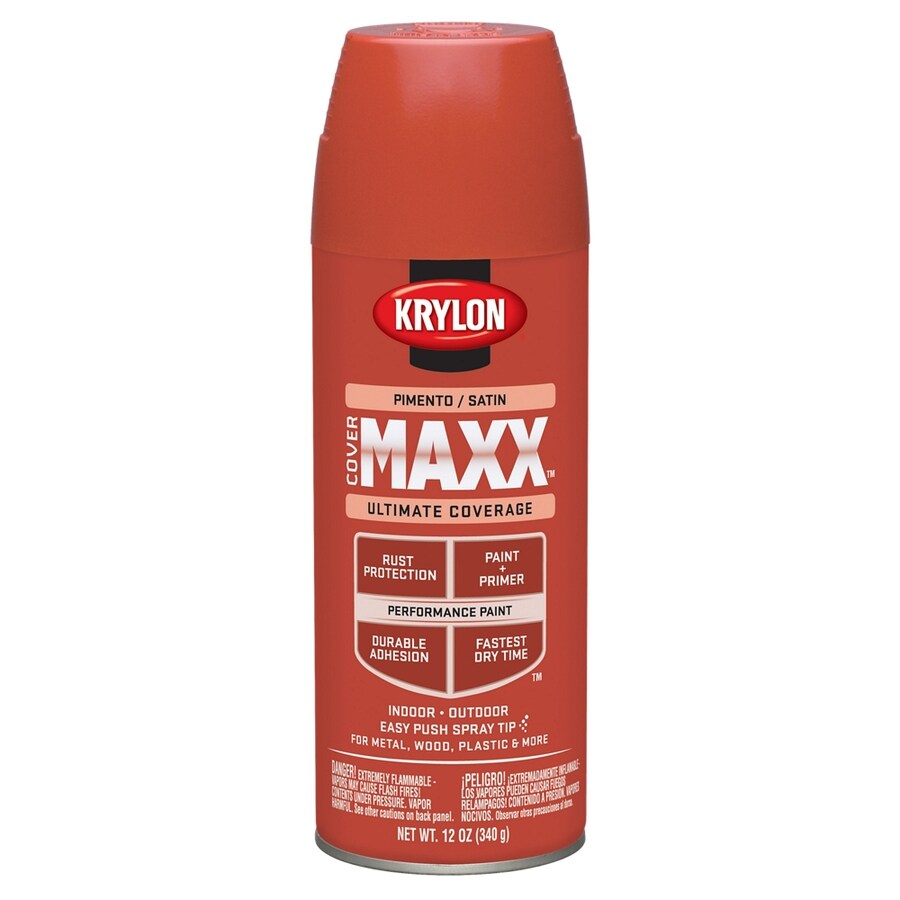 Krylon Pimento General Purpose Spray Paint Actual Net Contents 12 Krylon Pimento General Purpose Spray Paint Actual Net Contents 12 Oz
