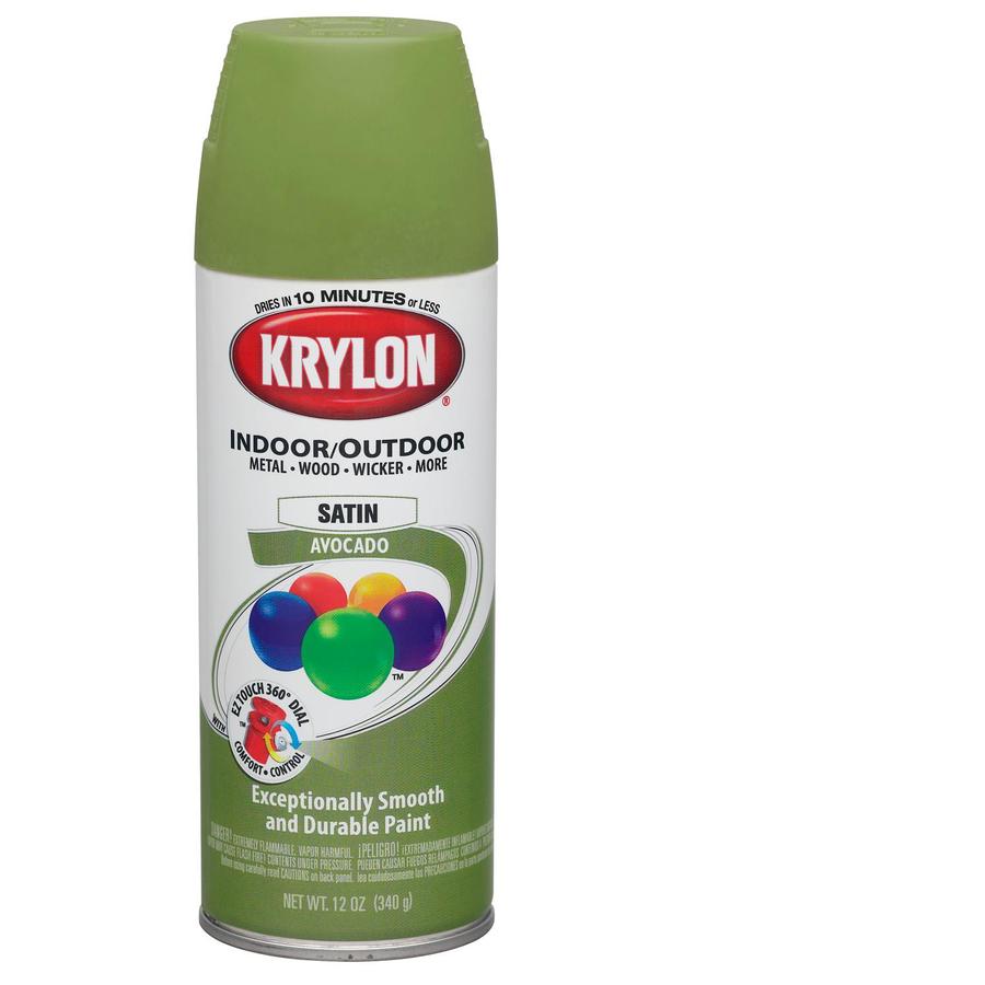 Krylon 12 Oz. Avocado Satin Spray Paint at Lowes.com