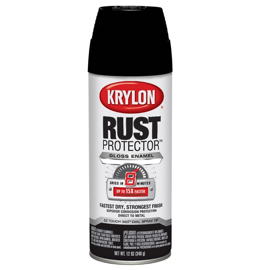 Krylon Black Indoor/Outdoor Spray Paint at