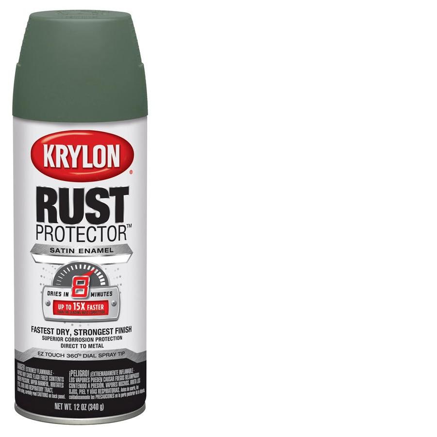 Krylon 12 oz Moss Green Satin Spray Paint at