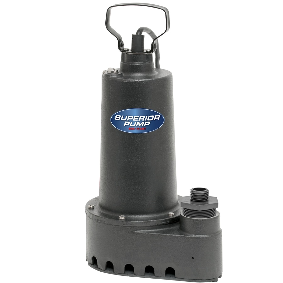 Superior Pump 0.5HP Cast iron Submersible utility pump at
