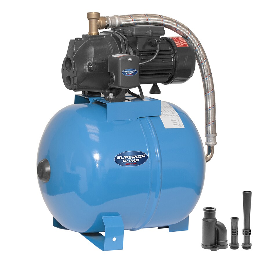 Superior Pump Jet 0.5HP 115Volt Cast Iron Convertible Jet Well Pump in the Water Pumps