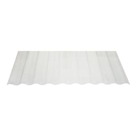 Roof Panels At Lowes Tuftex Seacoaster 2 17 Ft X 8 Corrugated Pvc Roof Panel