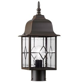 Portfolio Litshire 17-in H Oil Rubbed Bronze Post Light