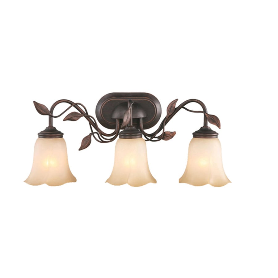 Allen Roth 3 Light Eastview Dark Oil Rubbed Bronze Bathroom Vanity Light In The Vanity Lights