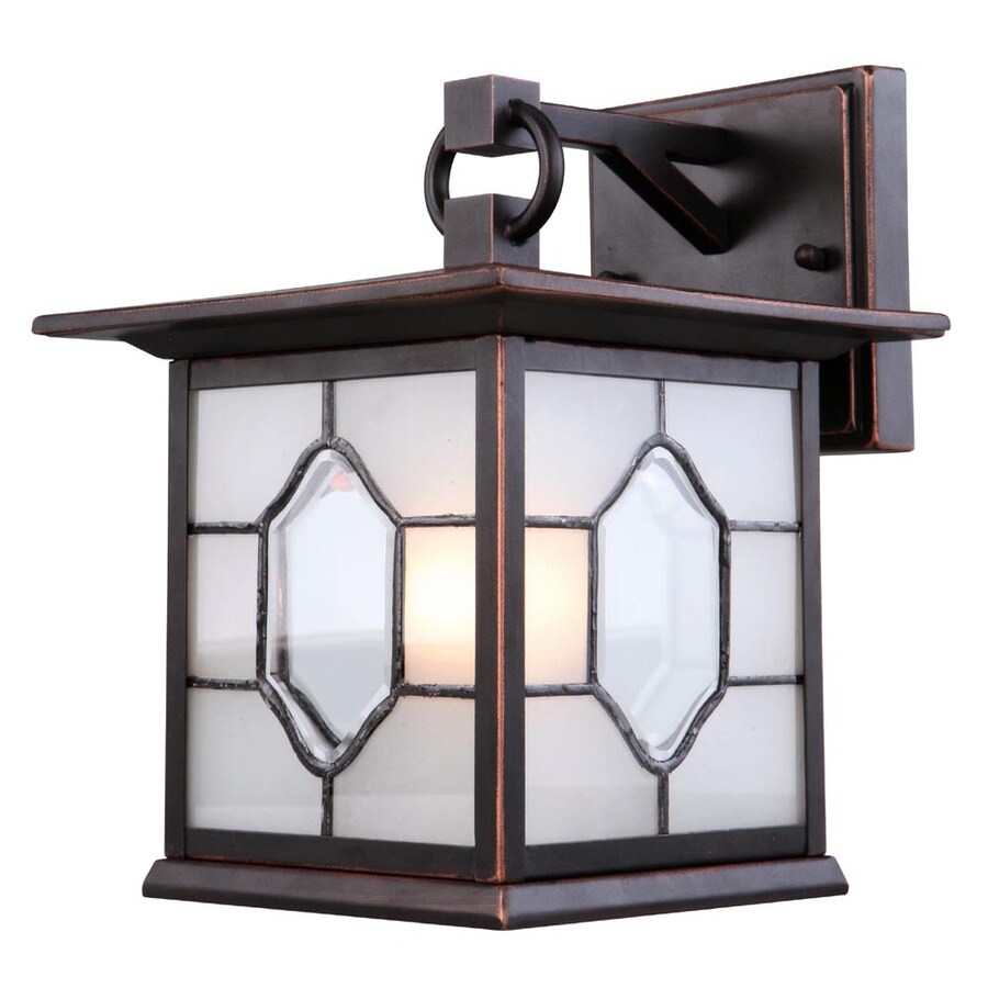 Allen Roth Dark Oil Rubbed Bronze Outdoor Wall Light At Com Allen Roth Dark Oil Rubbed Bronze Outdoor Wall Light