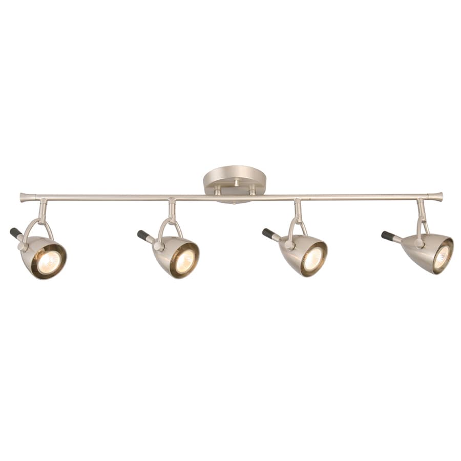 Style Selections 4 Light 32 875 In Brushed Nickel Flush Mount Style Selections 4 Light 32 875 In Brushed Nickel Flush Mount Fixed Track Kit