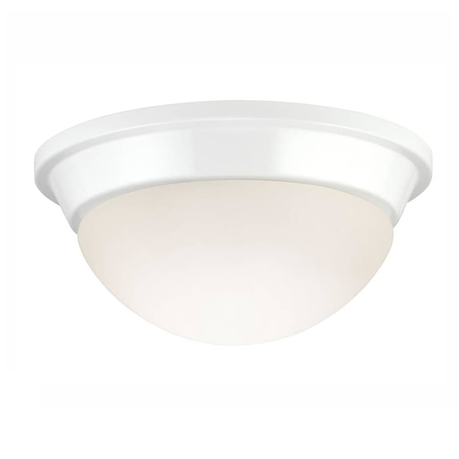 Project Source 8 75 In White Traditional Incandescent Flush Mount