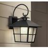 Portfolio 11.75-in H Black LED Outdoor Wall Light ENERGY STAR At Lowes.com