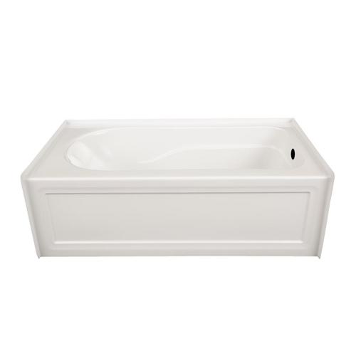 Laurel Mountain Stephen 32in W x 60in L White Acrylic Rectangular