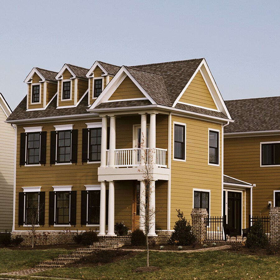 James Hardie HardiePlank Cedarmill Lap siding Tuscan Gold 7.25-in