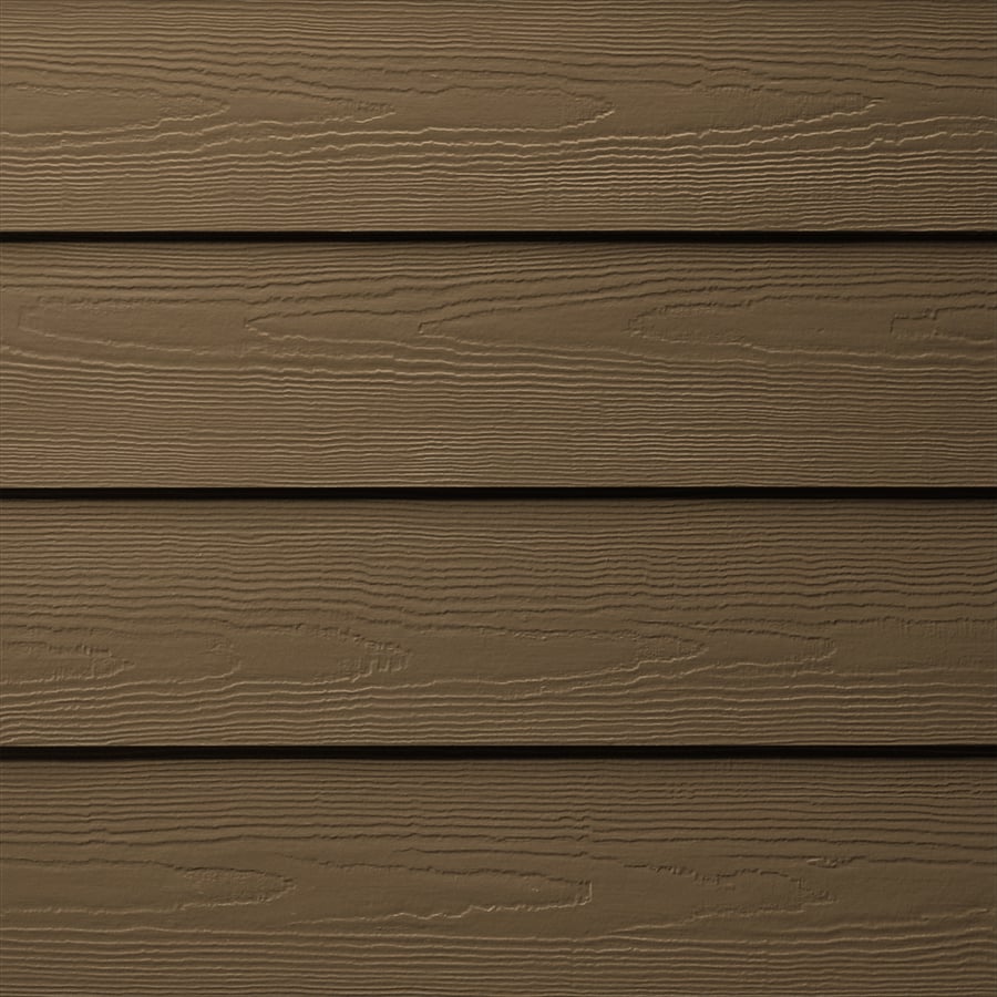 James Hardie 6.25-in x 144-in ColorPlus-HZ10 HardiePlank Chestnut Brown ...