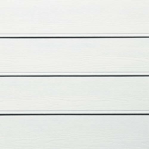 James Hardie 8.25-in x 144-in ColorPlus-HZ10 HardiePlank Arctic White ...