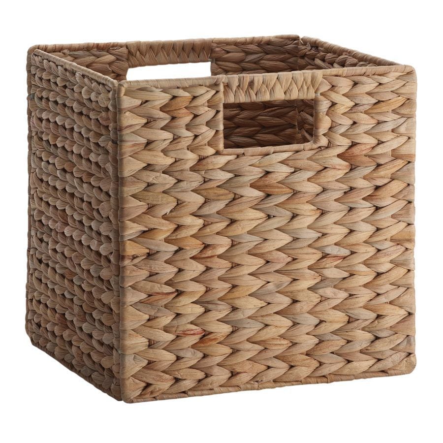 Basketville 10 7 In W X H D Natural Water Hyacinth Basketville 10 7 In W X H D Natural Water Hyacinth Milk Crate