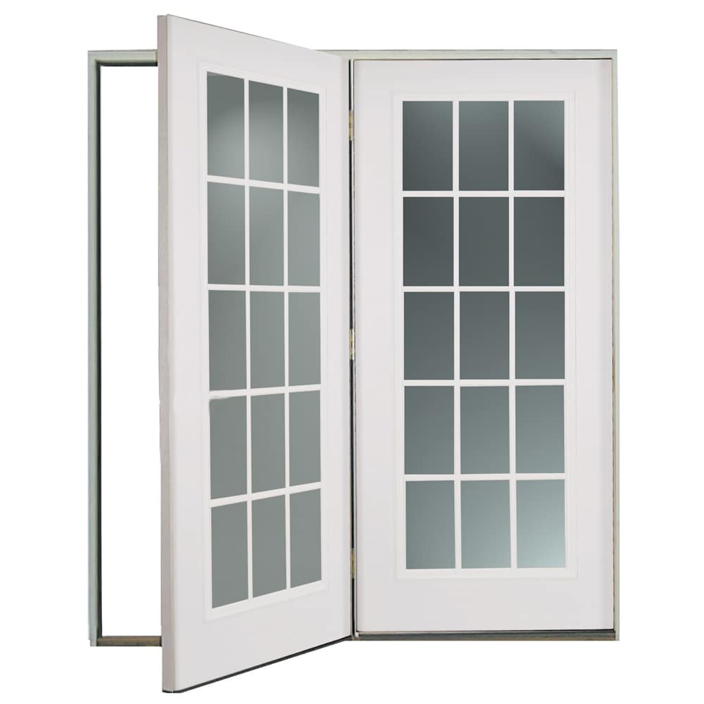 Reliabilt® 6 Reliabilt Center Hinged Patio Door Steel 15 Lite