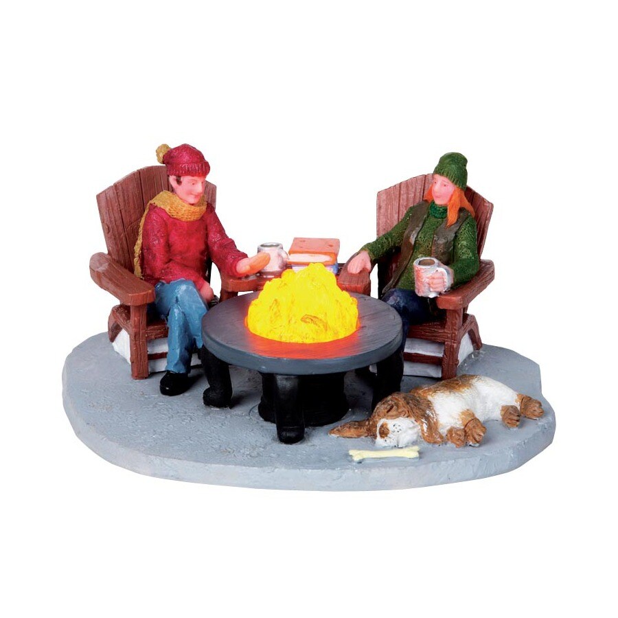 carole towne christmas porcelain lighted around the fire christmas collectible - Lowes Christmas Village carole towne christmas porcelain lighted around the fire christmas collectible - Lowes Christmas Village