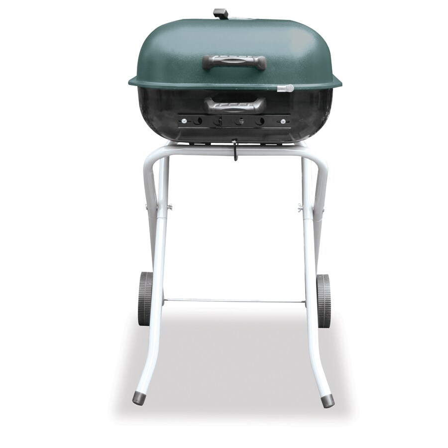 Master Square Hunter Green Charcoal Grill in the Charcoal Grills