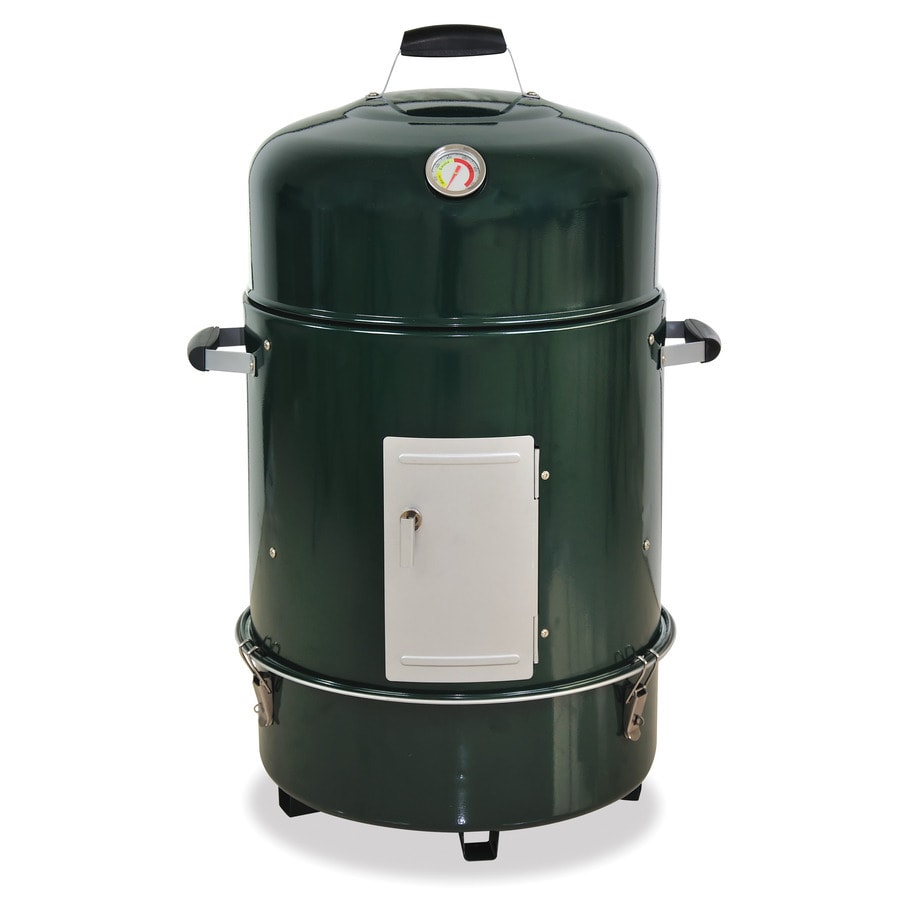 Master Forge Smoker 29 In H X 20 25 In W 376 Sq In Green Charcoal   728649749424 