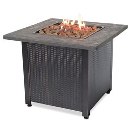 UPC 728649754121 product image for 32-in W 30,000-BTU Brown Steel Liquid Propane Firebowl | upcitemdb.com