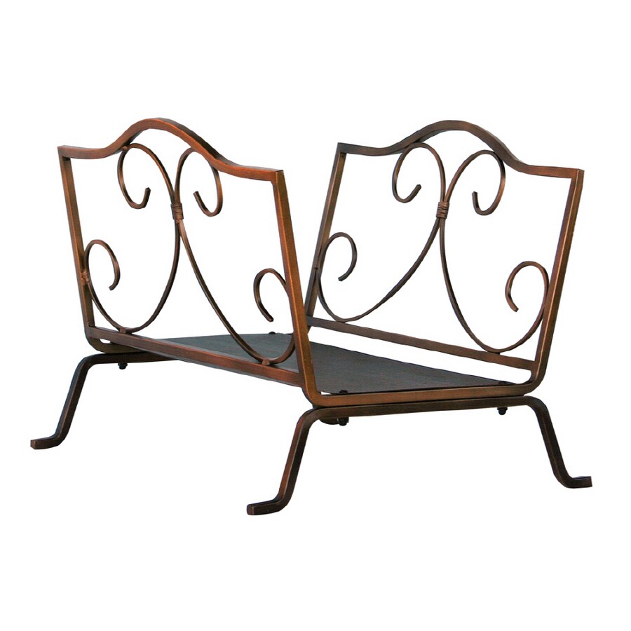 UniFlame Venetian Bronze Crescendo Log Rack at Lowes.com