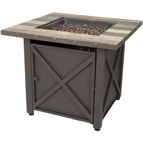 Endless Summer Rustic Charm 30 In W 50000 Btu Brown Tabletop Steel