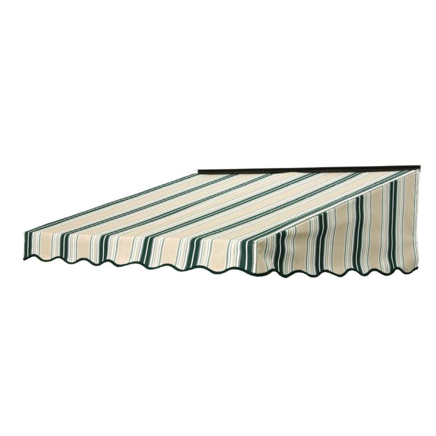 NuImage Awnings 2700 84in Wide x 41in Projection Forest Green/Beige