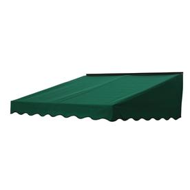 Awnings At Lowes Nuimage Awnings 84 In Wide X 41 Projection Hunter Green Solid Slope Door