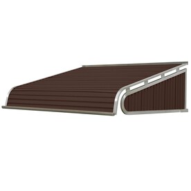 Awnings At Lowes Nuimage Awnings 54 In Wide X 24 Projection Brown Slope Door Awning