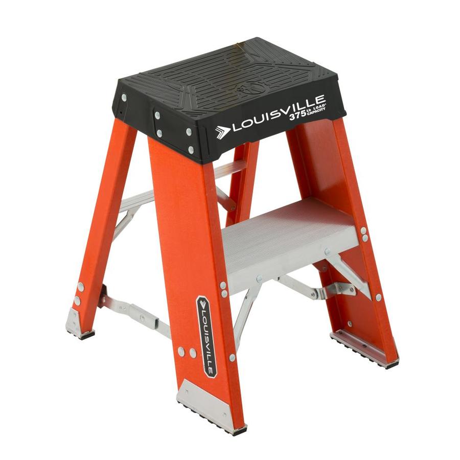 Louisville 2ft Fiberglass Type 1A 300 lbs. Capacity Step Ladder at