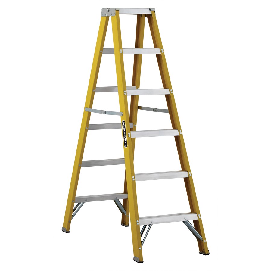 Louisville FM2006 6-ft Fiberglass 250-lb Type I Step Ladder