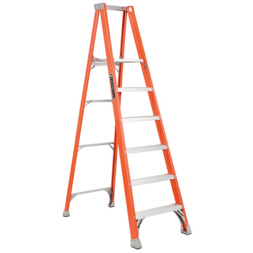 Louisville 5-ft Fiberglass 300-lb Type IA Platform Ladder at Lowes.com