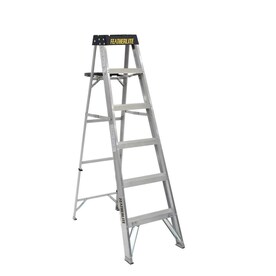 Featherlite FL-2110-06S 6 ft. Aluminum Step Ladder Type I 250-LB Duty Rating